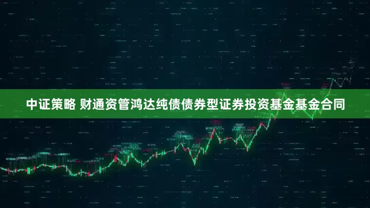 中证策略 财通资管鸿达纯债债券型证券投资基金基金合同